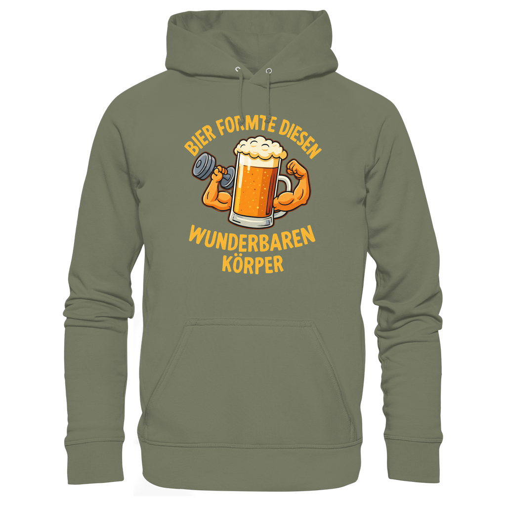 Bier formte diesen wunderbaren Körper - Premium Unisex Hoodie