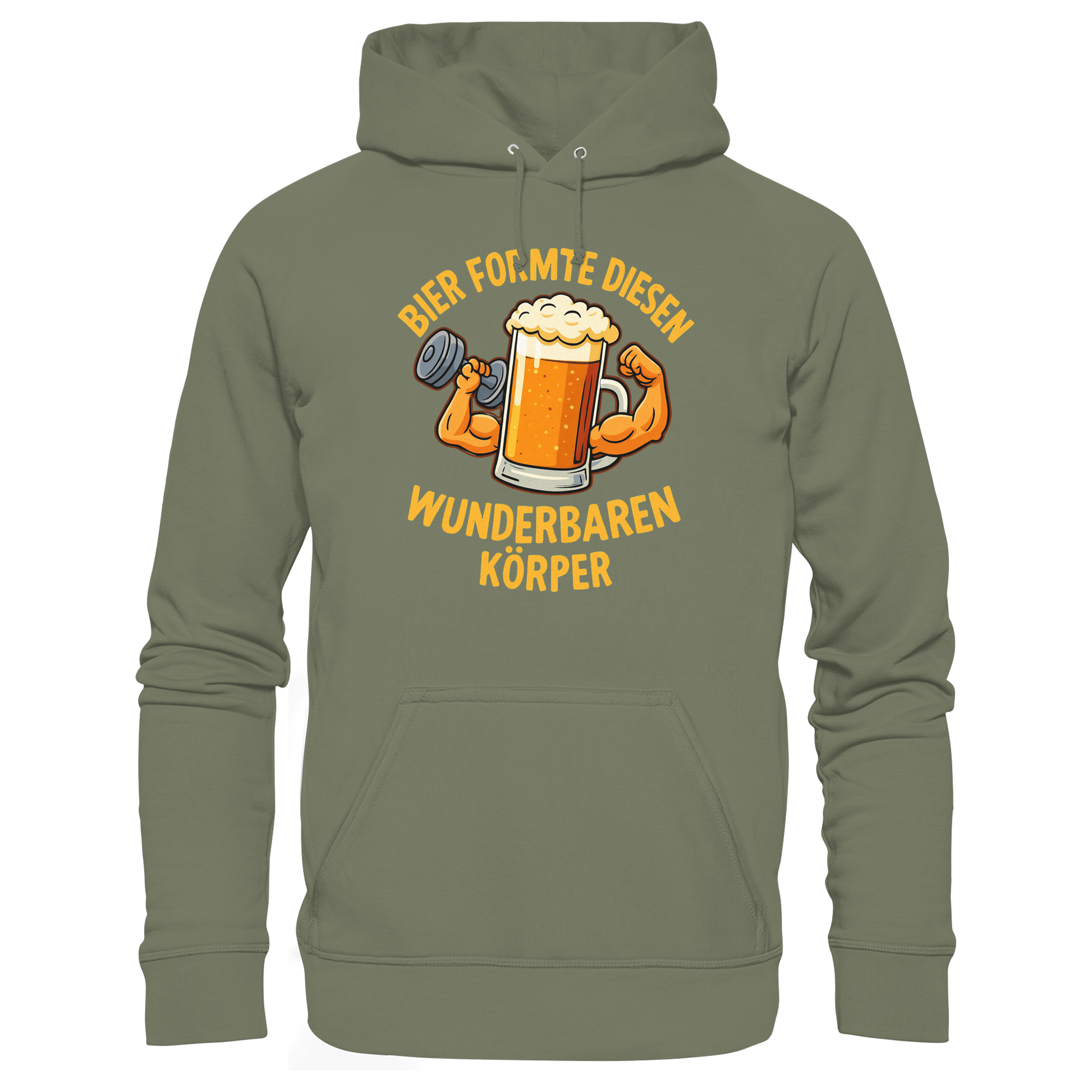Bier formte diesen wunderbaren Körper - Premium Unisex Hoodie