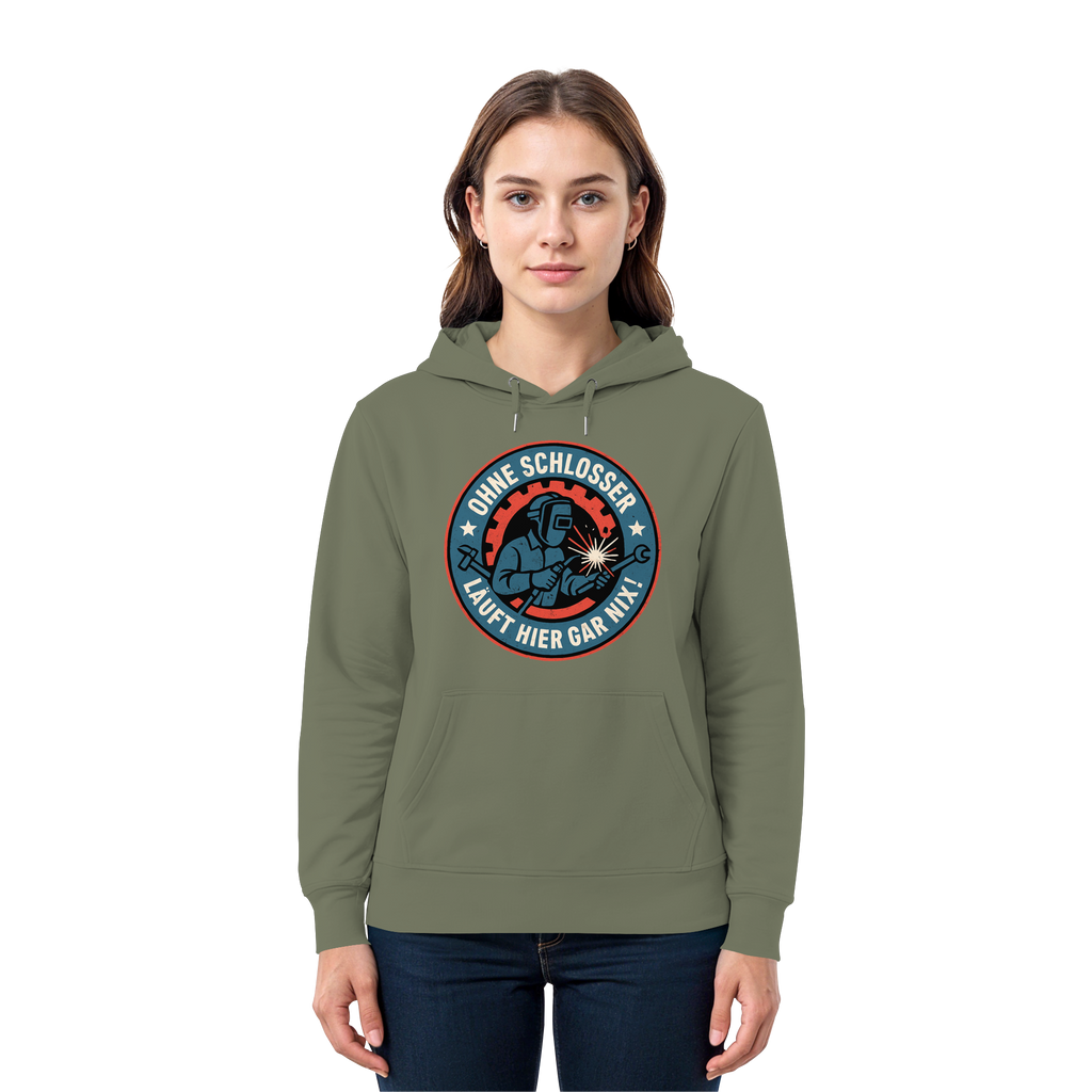 Ohne Schlosser läuft hier gar nix! - Premium Unisex Hoodie