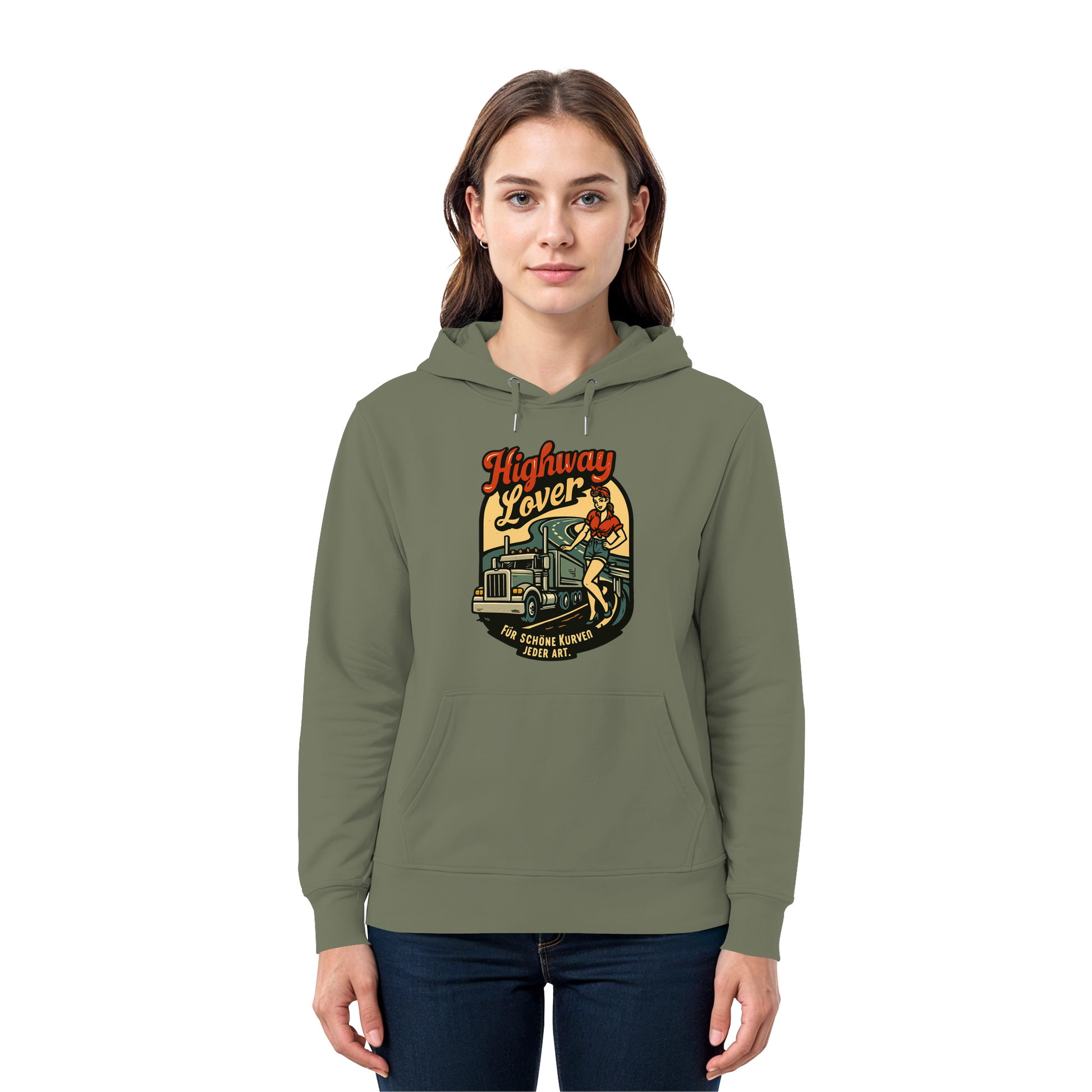 Highway Lover - Für schöne Kurven jeder Art - Premium Unisex Hoodie