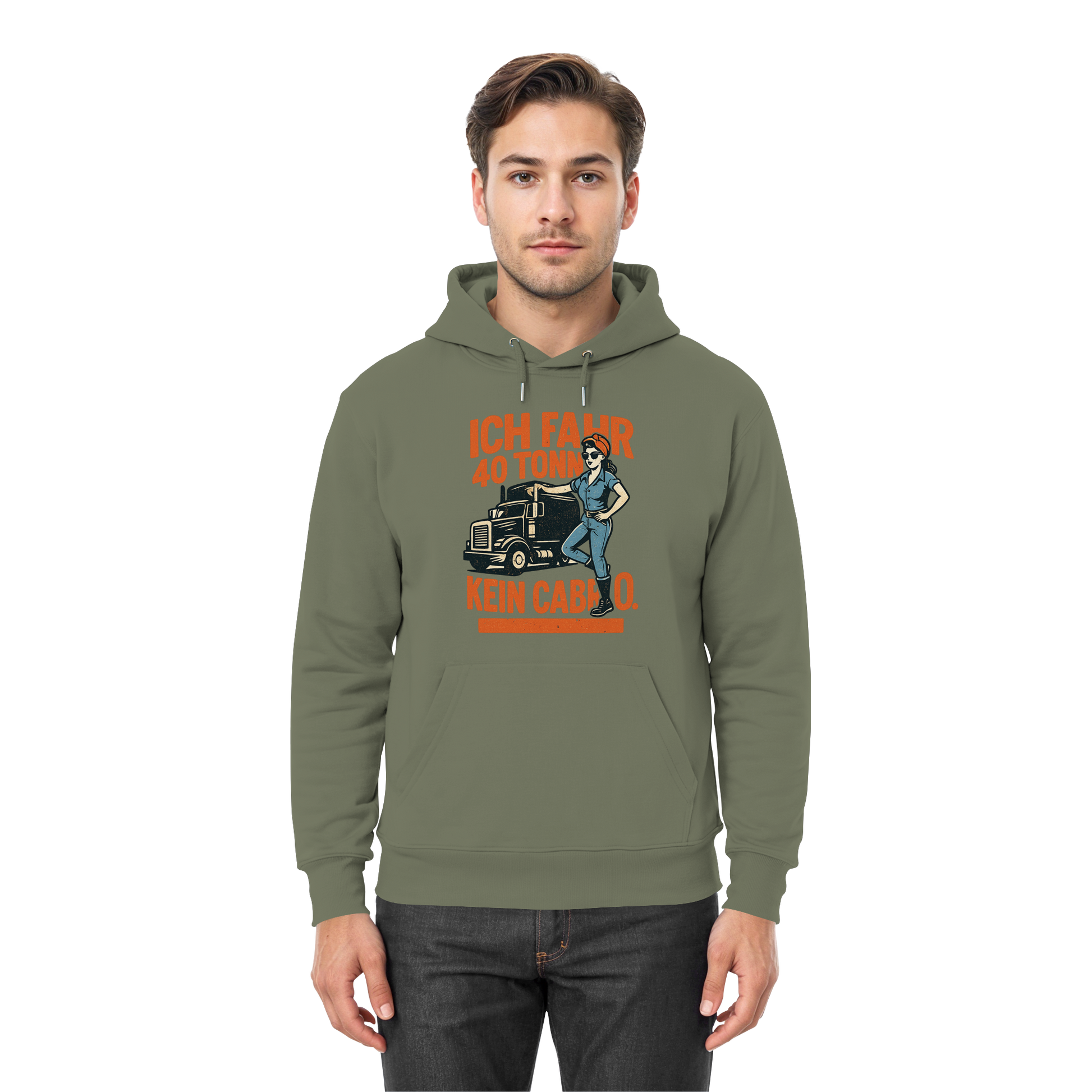 Ich fahr 40 Tonner - kein Cabrio - Premium Unisex Hoodie