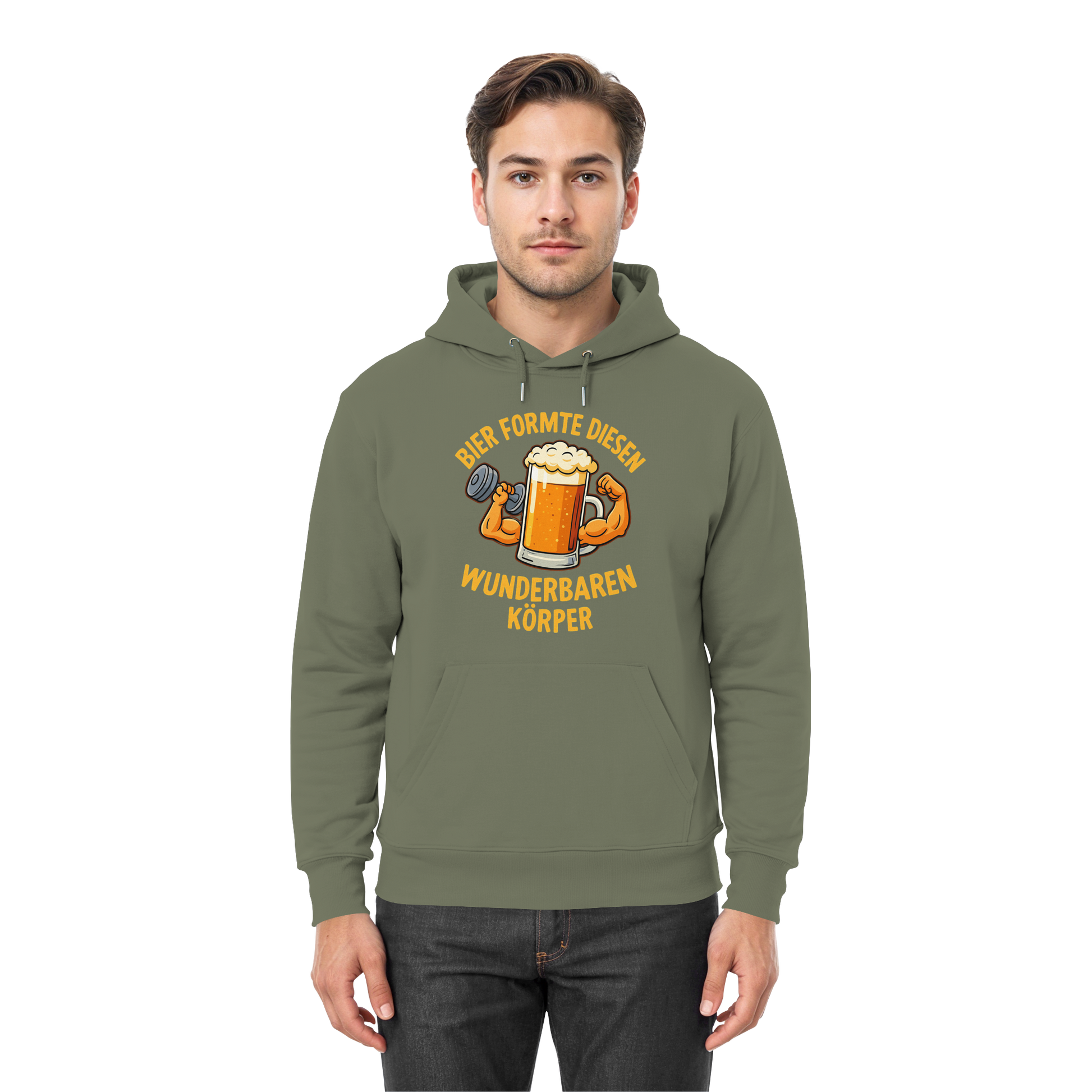 Bier formte diesen wunderbaren Körper - Premium Unisex Hoodie