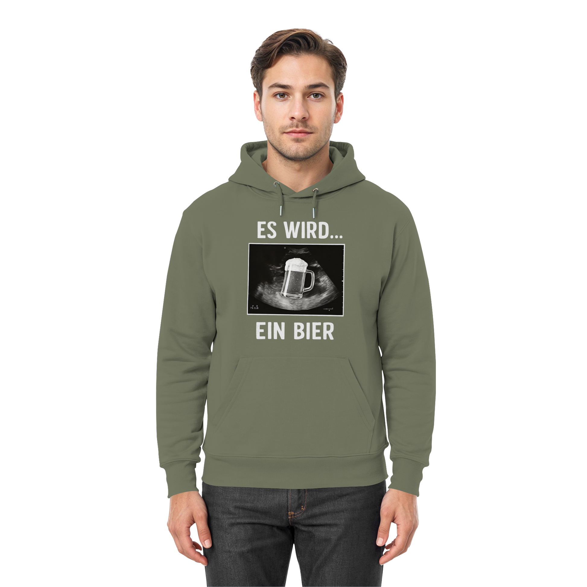 Es wird ein Bier - Premium Unisex Hoodie