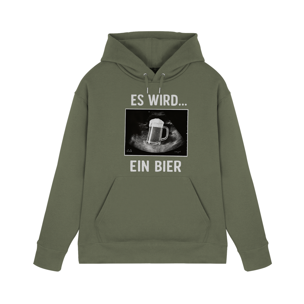 Es wird ein Bier - Premium Unisex Hoodie