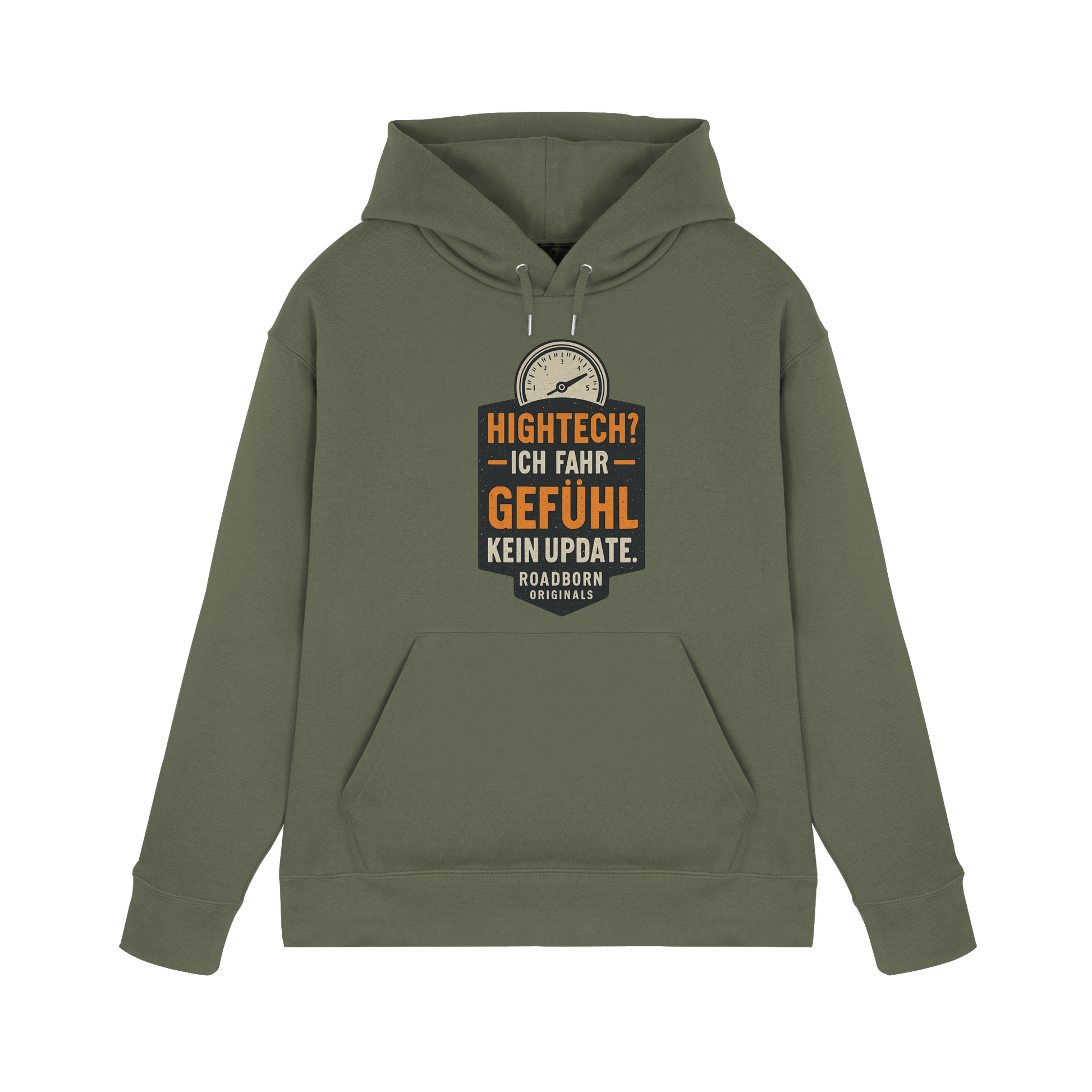 Hightech? Ich fahr Gefühl - kein Update. - Premium Unisex Hoodie