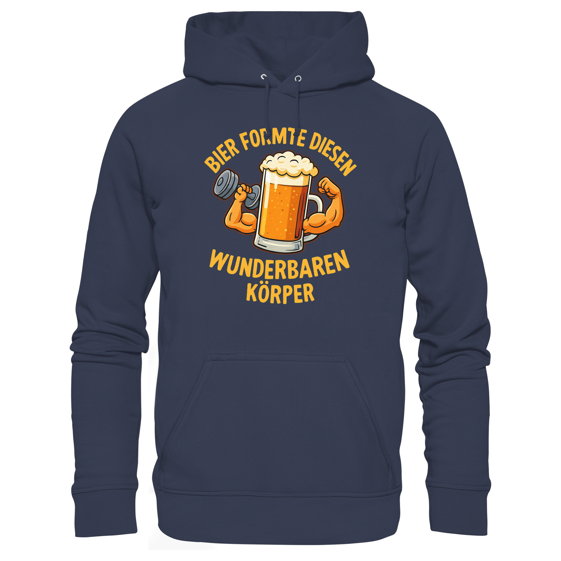 Bier formte diesen wunderbaren Körper - Premium Unisex Hoodie