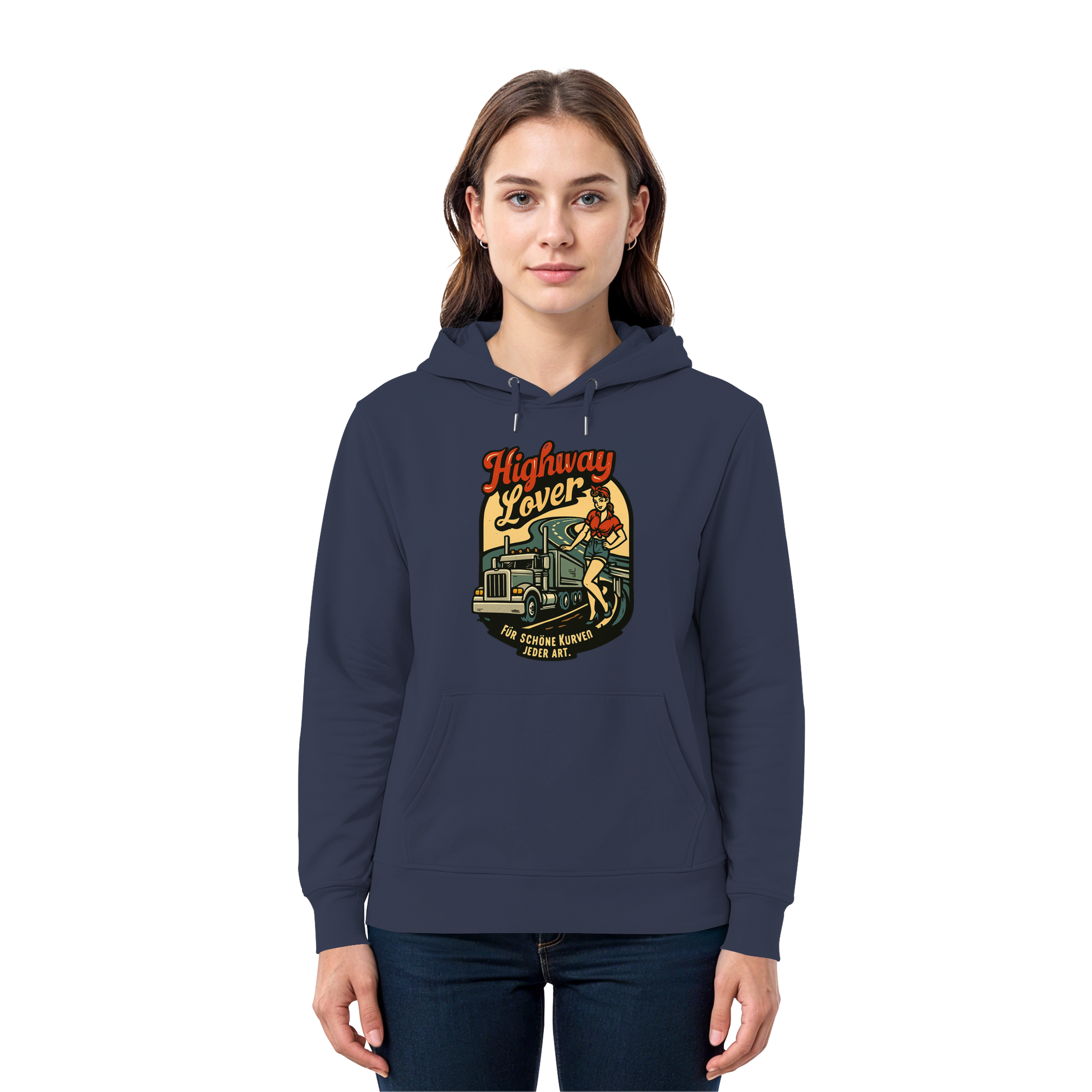 Highway Lover - Für schöne Kurven jeder Art - Premium Unisex Hoodie