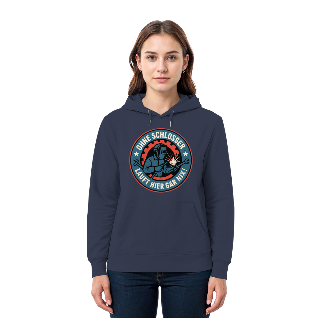 Ohne Schlosser läuft hier gar nix! - Premium Unisex Hoodie