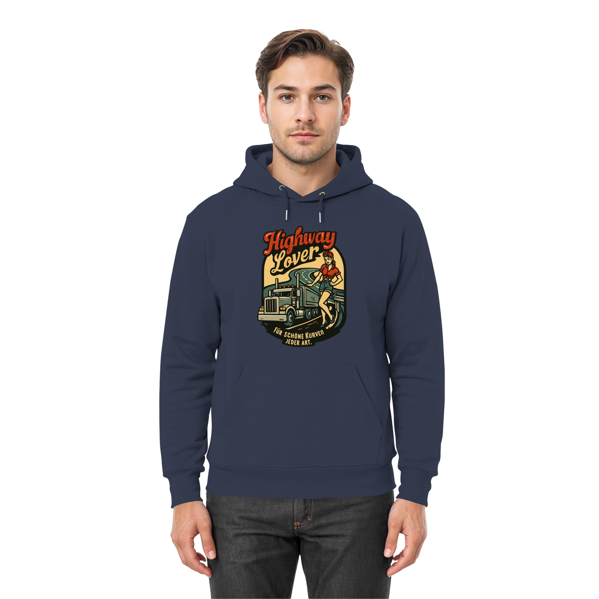 Highway Lover - Für schöne Kurven jeder Art - Premium Unisex Hoodie