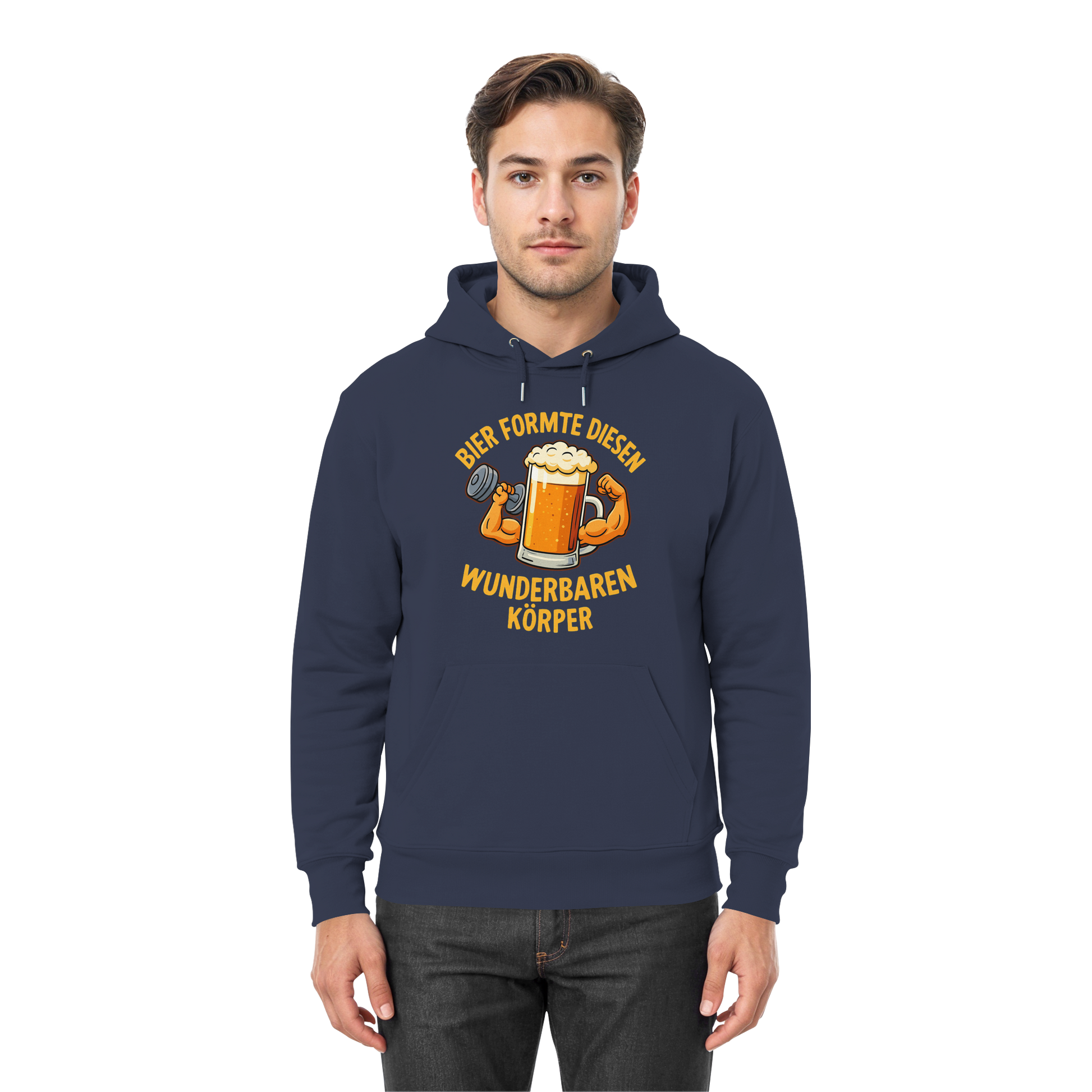 Bier formte diesen wunderbaren Körper - Premium Unisex Hoodie