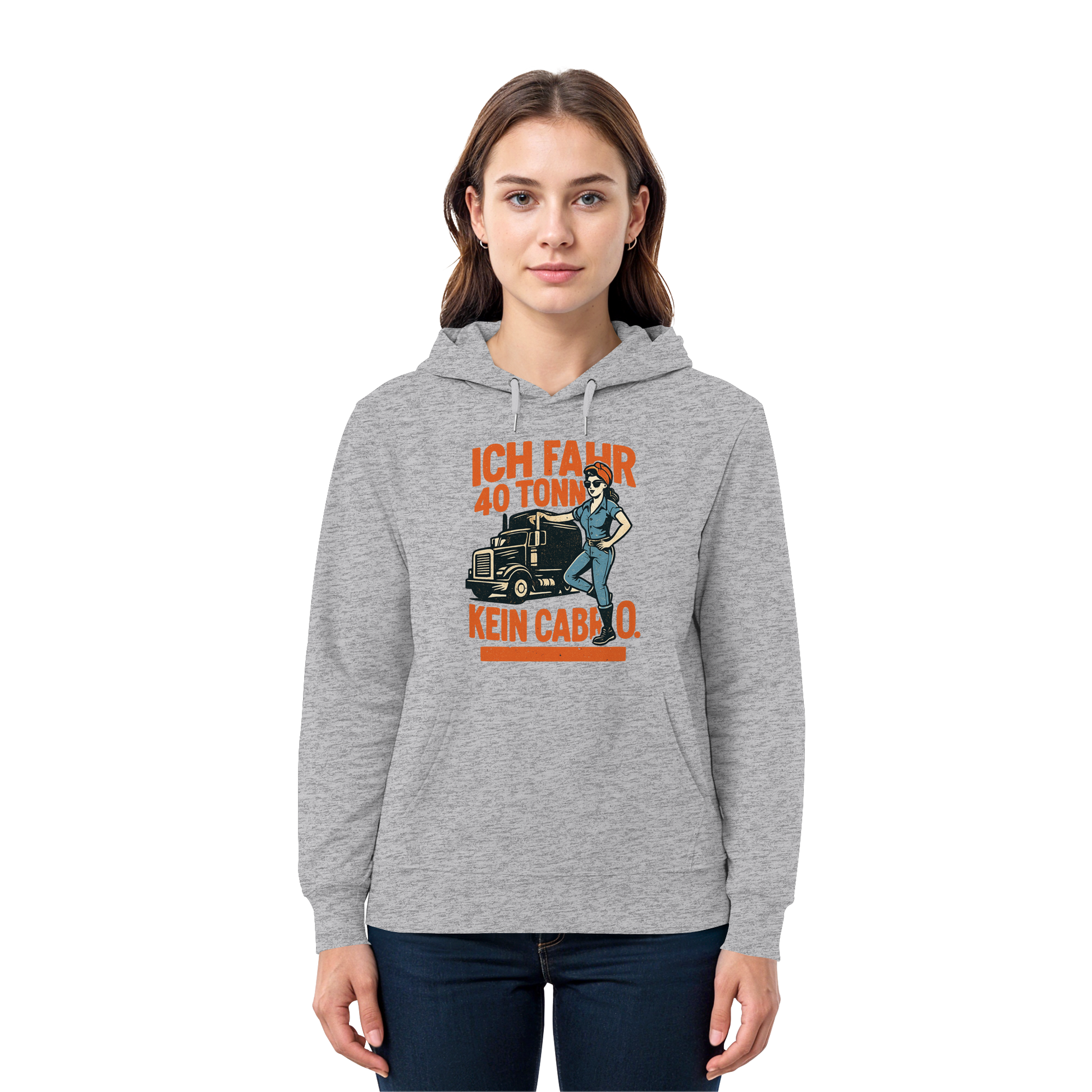 Ich fahr 40 Tonner - kein Cabrio - Premium Unisex Hoodie