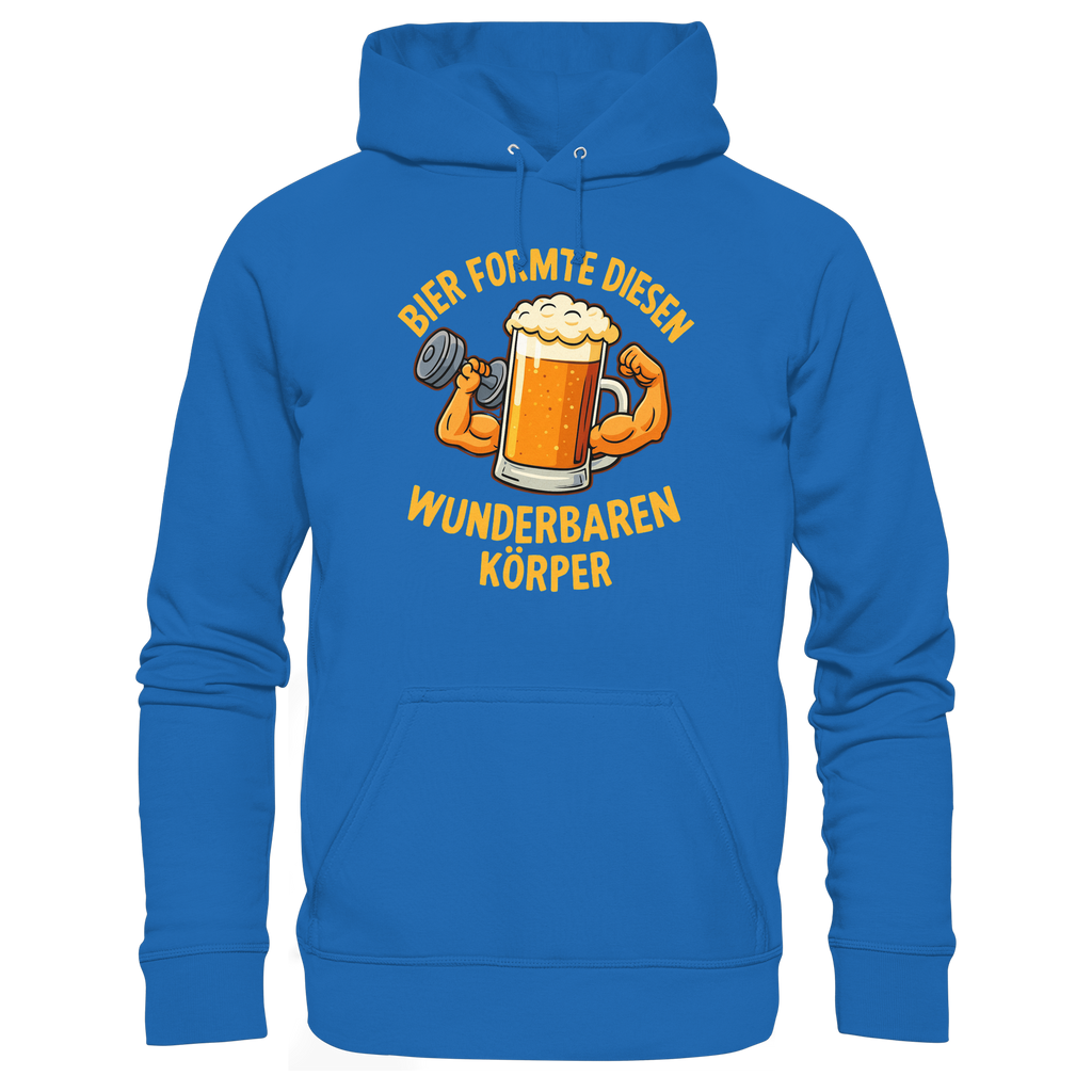 Bier formte diesen wunderbaren Körper - Premium Unisex Hoodie