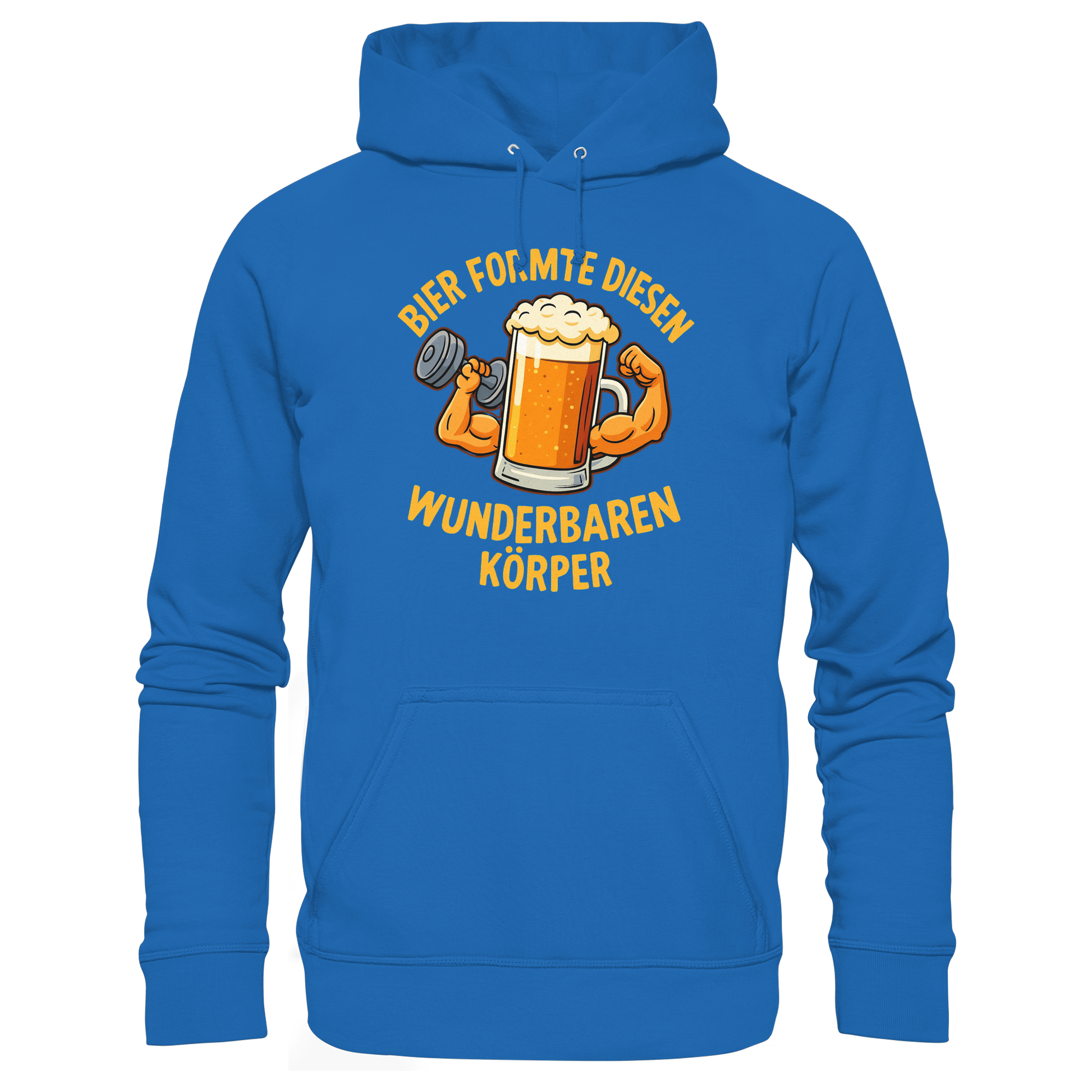 Bier formte diesen wunderbaren Körper - Premium Unisex Hoodie