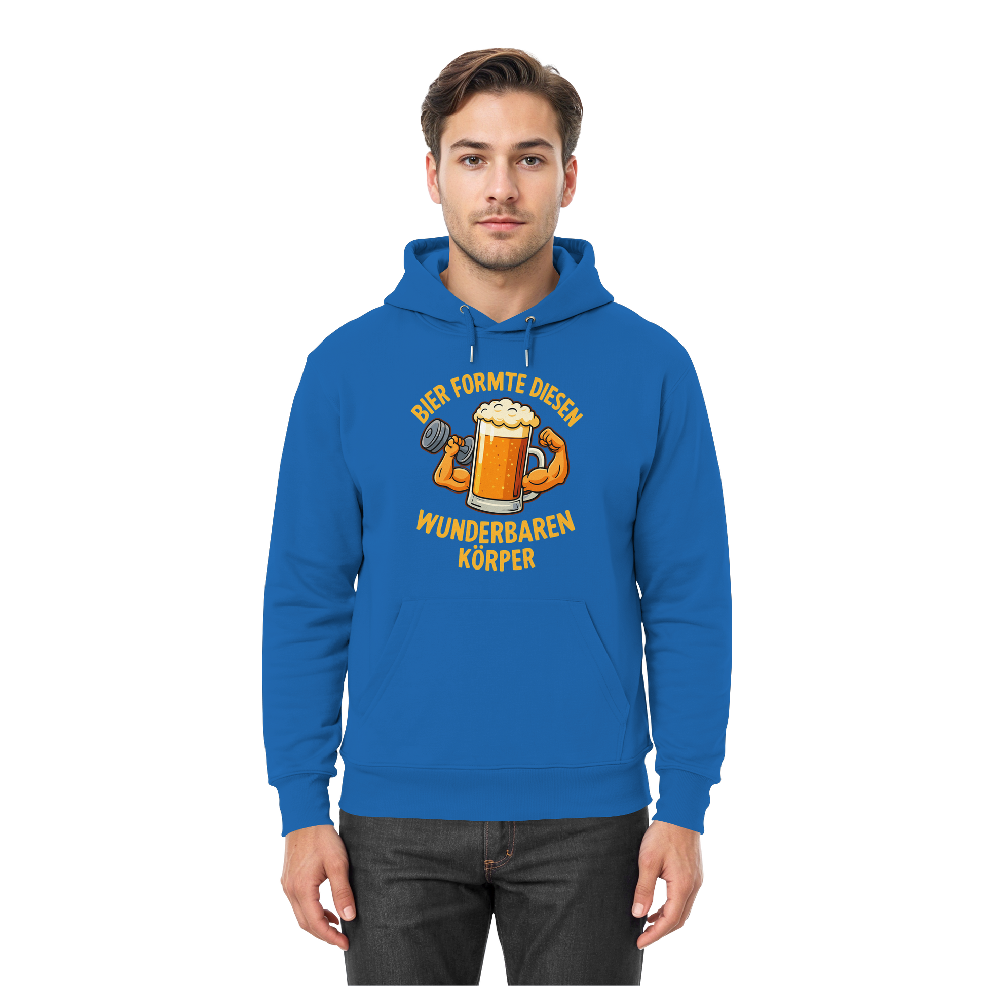 Bier formte diesen wunderbaren Körper - Premium Unisex Hoodie