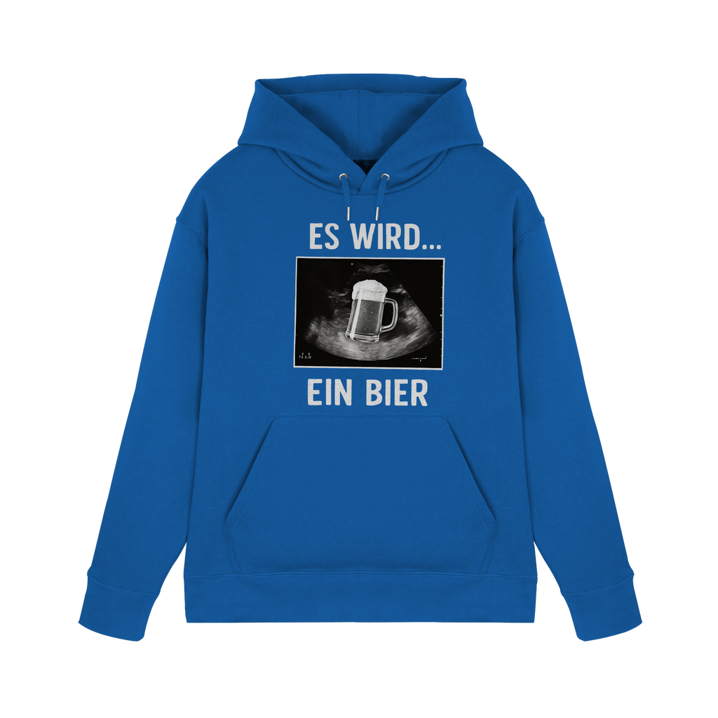 Es wird ein Bier - Premium Unisex Hoodie